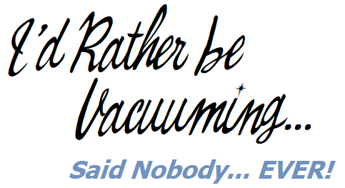I'd rather be vacuuming... said nobody ever!